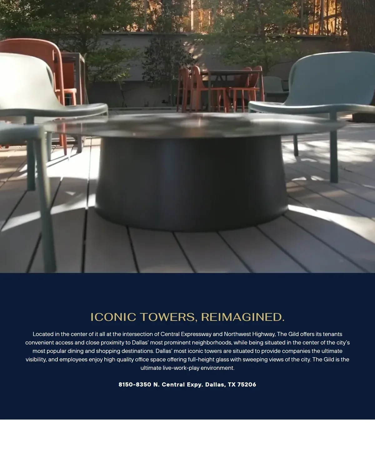 Class A Office Towers Website: Availability Listings, Photo Galleries and a Neighborhood Map