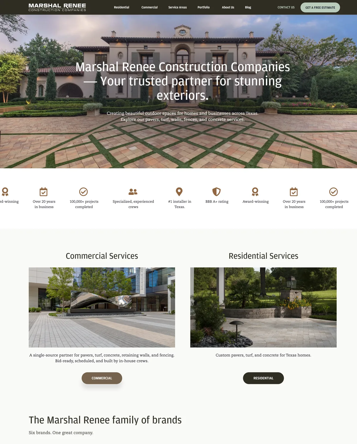 Marshal Renee website home page