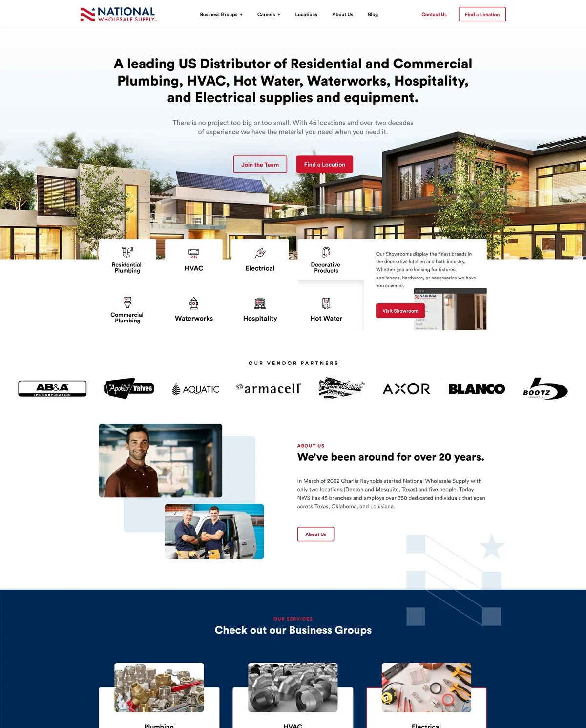 National Wholesale Supply website preview